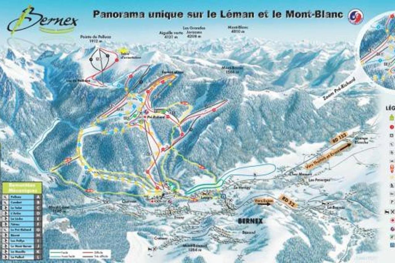 Le 211,Ski Et Randonnee, Lave Linge ,Parking Bernex Dış mekan fotoğraf